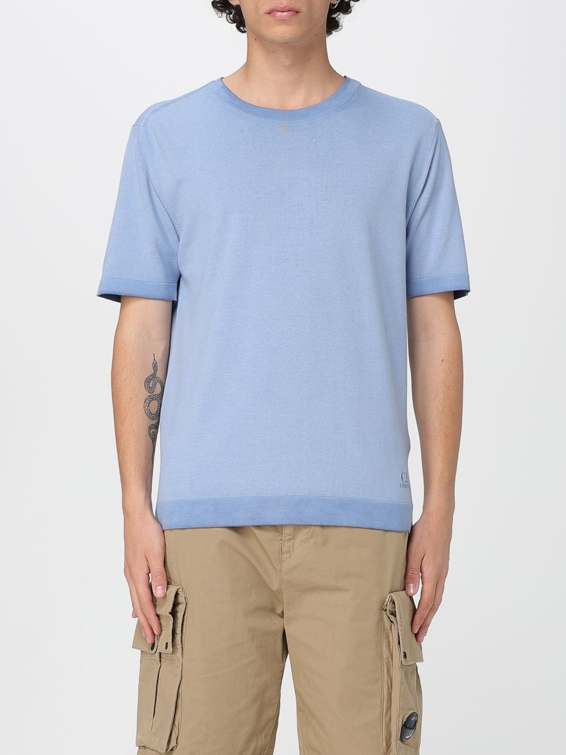 Tシャツ・カットソー C.P. COMPANY Men T-shirt Marine 18CMKN211A004128S 893