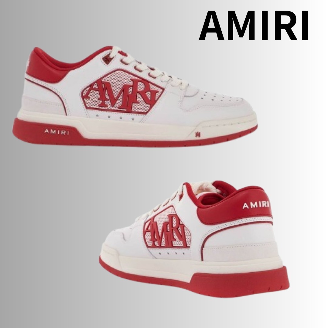 Amiri ロゴ エンボス ロートップ スニーカー