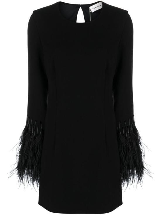 ワンピース PAROSH Women Mid Skirts D731616PPOP 013 NERO Black