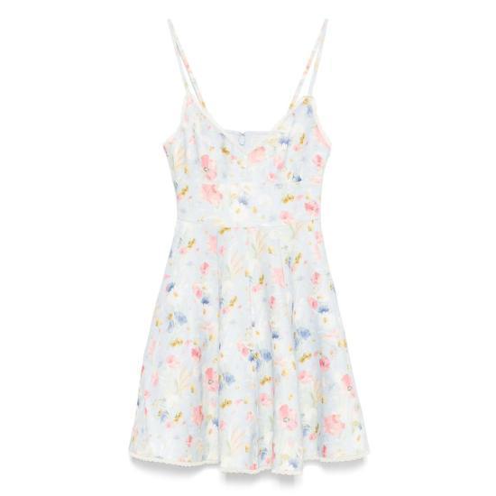 ワンピース ZIMMERMANN Women Mid Skirts 4274DSS252 BLUBO BLUE