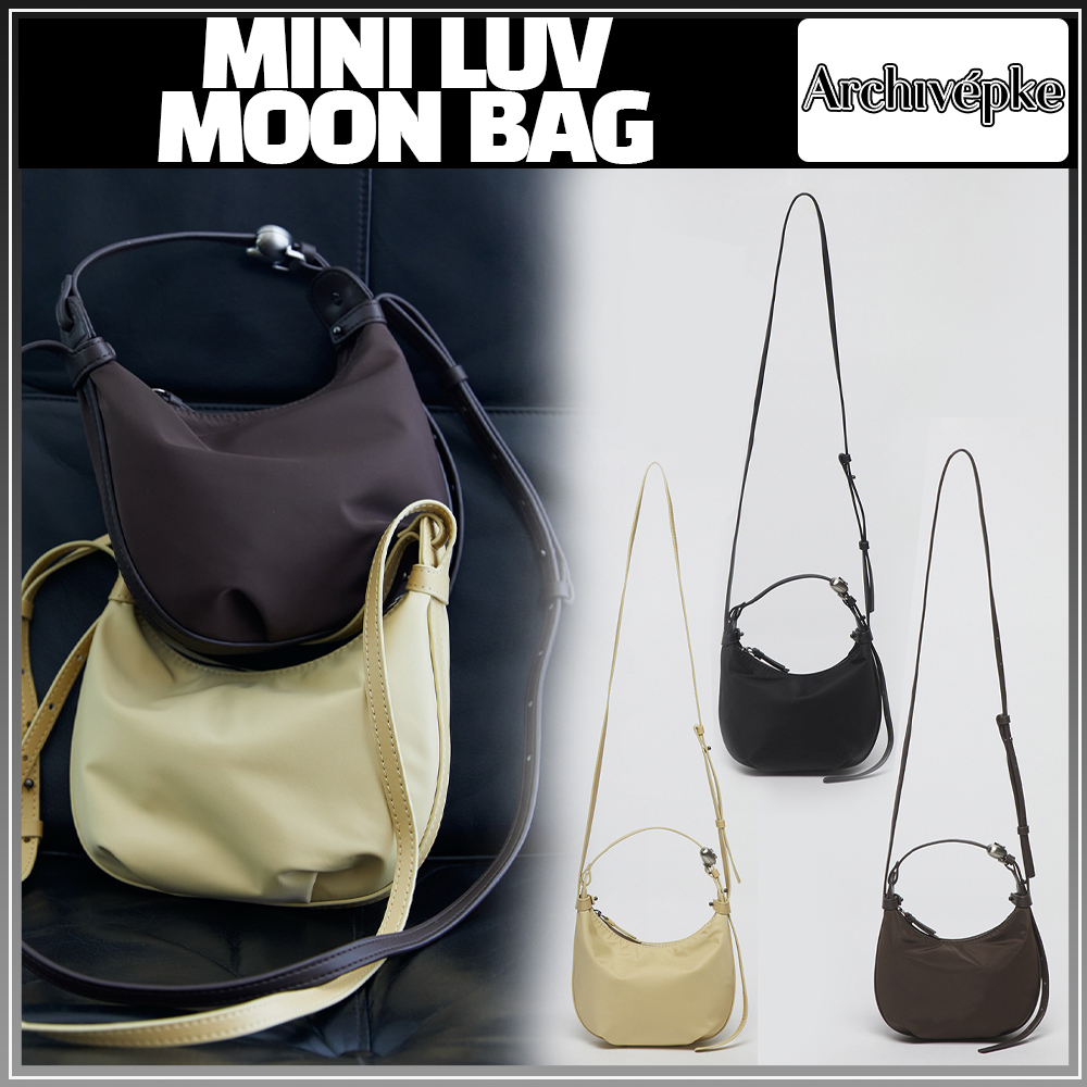 25SS新作ナイロンバッグ【Archivepke】Mini luv moon bag★3色