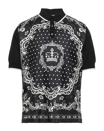 DOLCE&GABBANA VIP価格 送料無料 ロゴプレート ポロシャツ Dolce & Gabbana(ドルチェ&ガッバーナ) ポロシャツ(メンズ