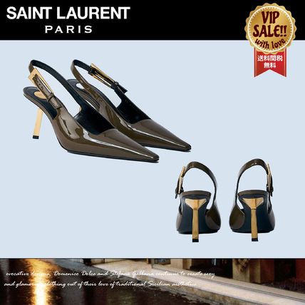 SAINT LAURENT リー スリングバックパンプス 大人気 数量限定 スリングバック Saint Laurent(サンローラン) パンプス