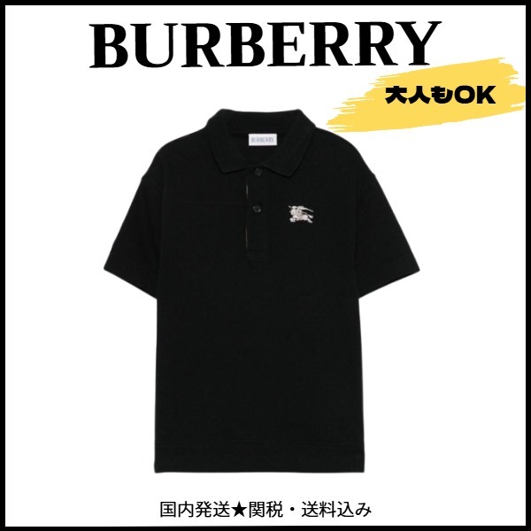 関税・送料込み【Burberry】コットン ポロシャツ