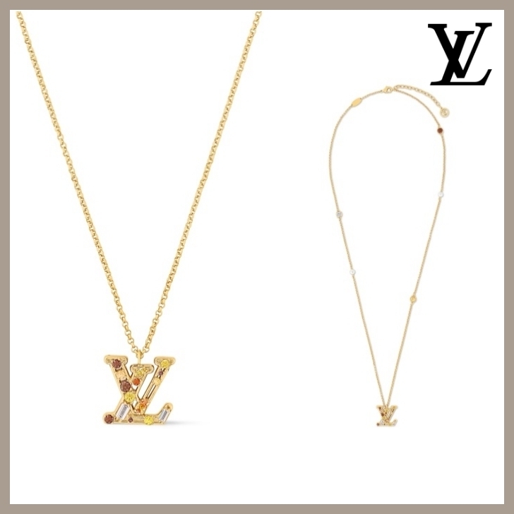 【LVロゴ】Louis Vuitton レディ ネックレス