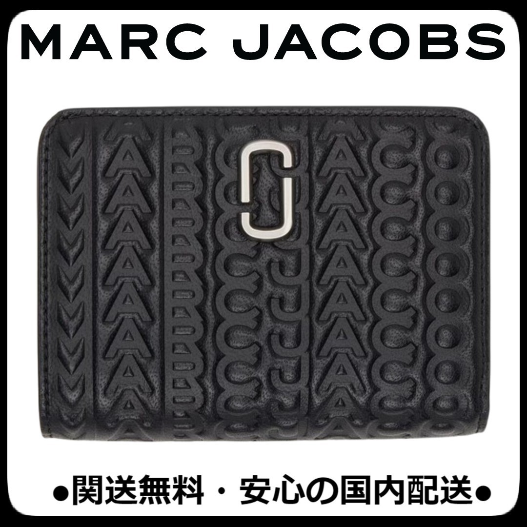 エレガント MARC JACOBS ブラック The J Marc Mini Compact 財布