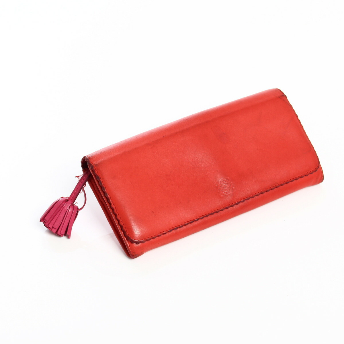 LOEWE アマソナ レッド 長財布