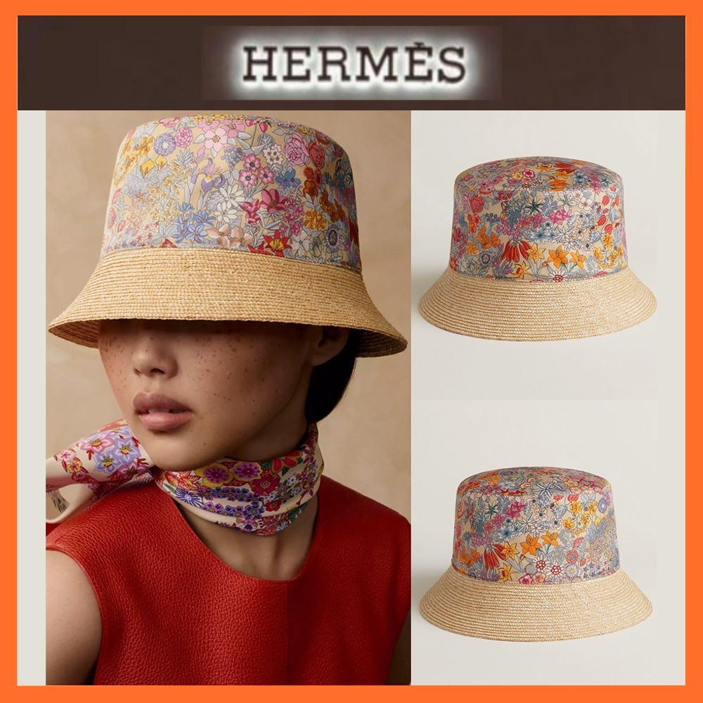 美しい花々を添えて【HERMES】Harper Bloomハット