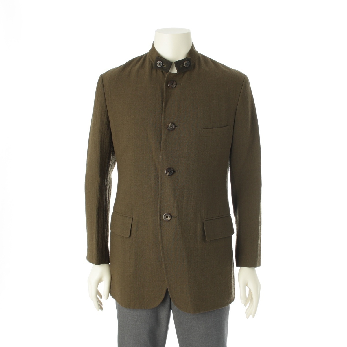 ISSEY MIYAKE ノーカラージャケット IM53-FD119