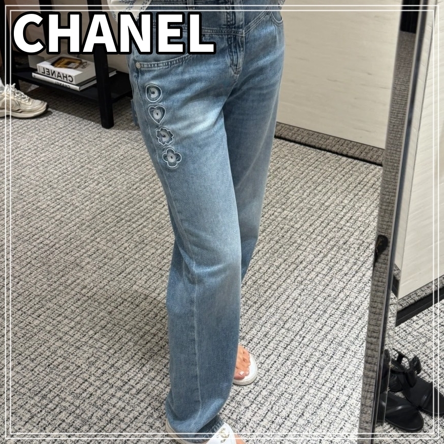 【エレガント】CHANEL ココビーチ パンツ デニム
