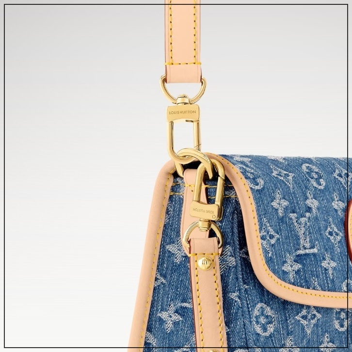 《かっこいい》LV ダイアンバッグ メゾンの象徴モノグラムデニム