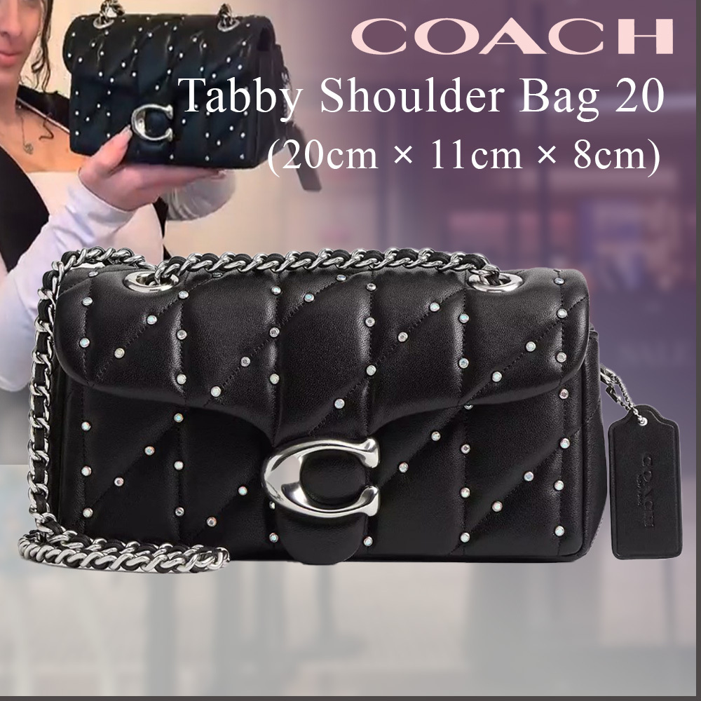【関税・送料込】Coach コーチ タビー ショルダー バッグ 20