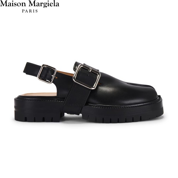 Maison Margiela メゾンマルジェラ タビレザーサンダル ブラック