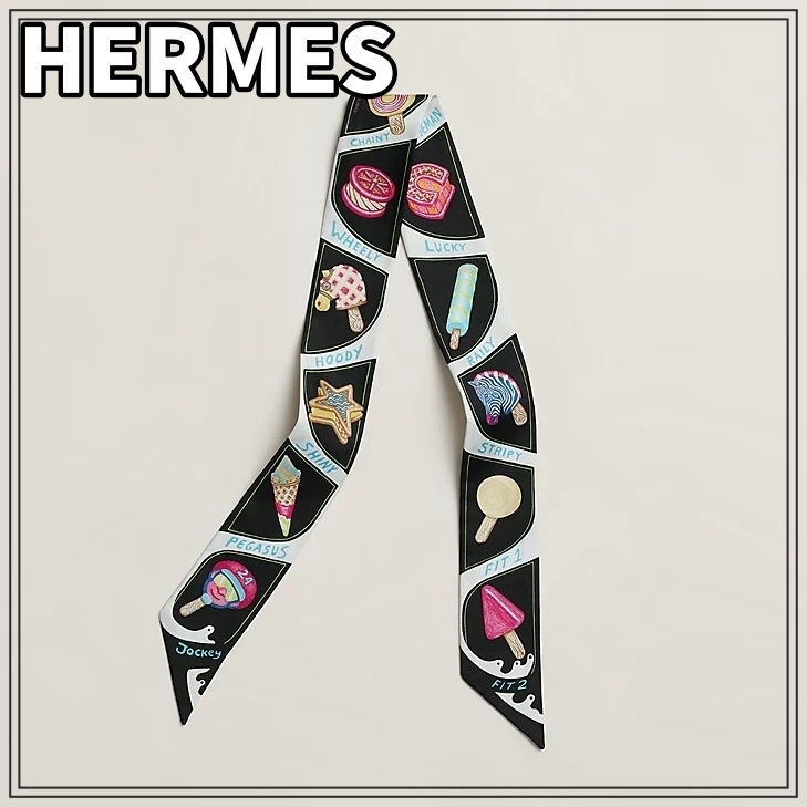 【ギフトなどにおすすめ！】HERMES ツイリー