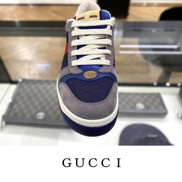 GUCCI スニーカー スクリーナー ヴィンテージロゴ GGパターン