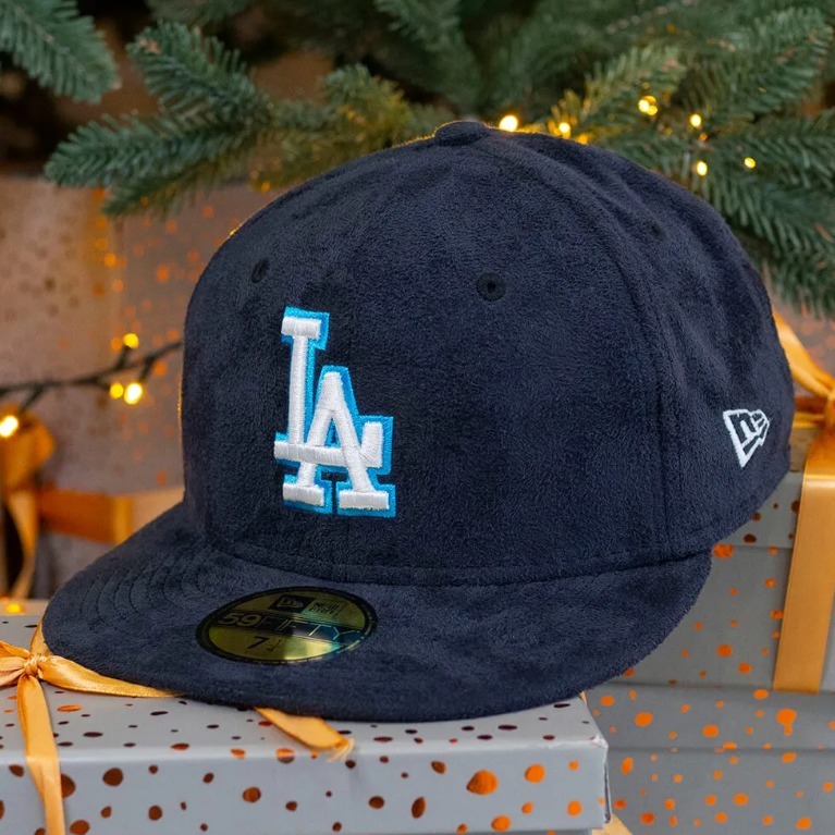 ニューエラ LA ドジャース スエード調 キャップ NEW ERA 59FIFTY