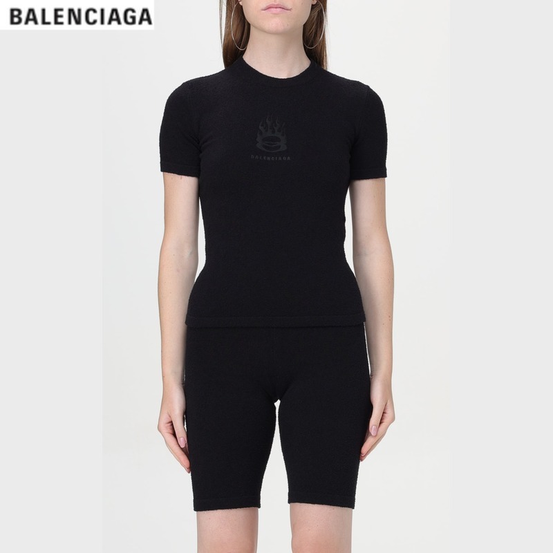 【送料関税込】BALENCIAGA Burning Unity Fitted ニットトップ