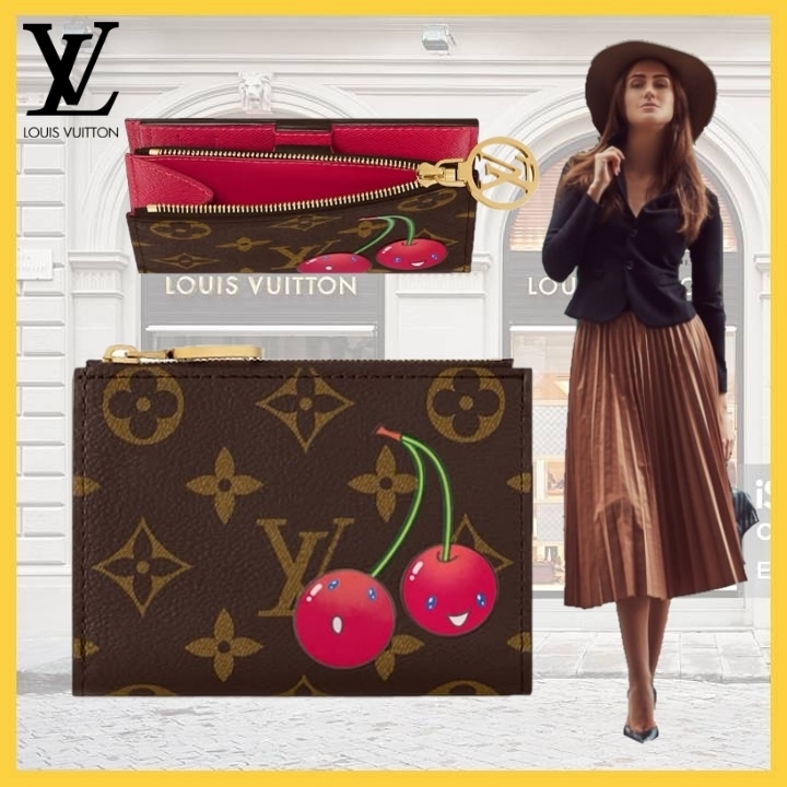村上隆コラボ【Louis Vuitton】LV×TM ポルトフォイユ リサ 財布
