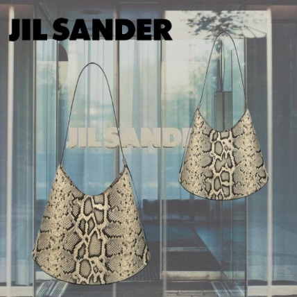 【JIL SANDER】ジルサンダー レザー パイソン柄 トートバッグ