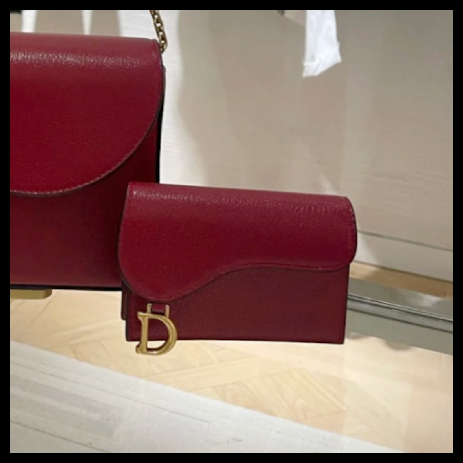 【ギフトにも♪】Dior★Saddle ブルーム カードホルダー