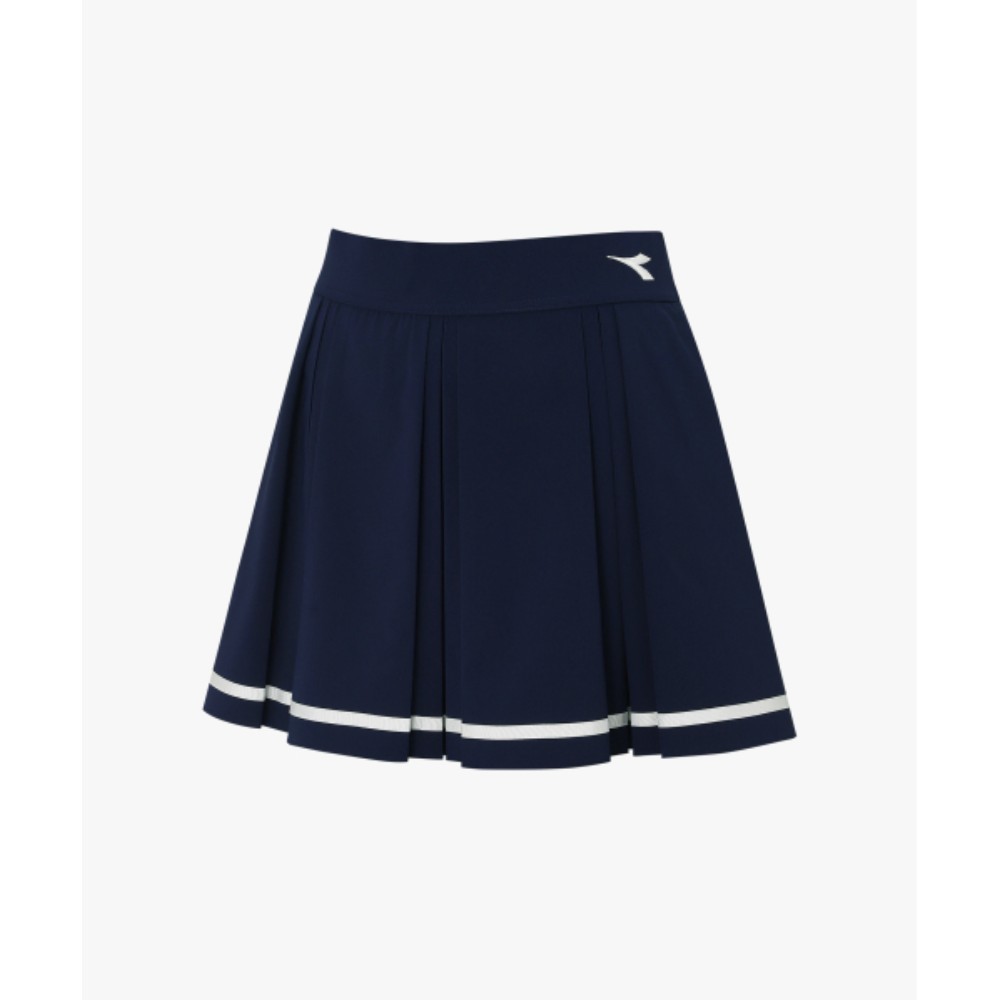 ★DIADORA★ Classic Pleated Skirt NAVY D5222TSK70NVS