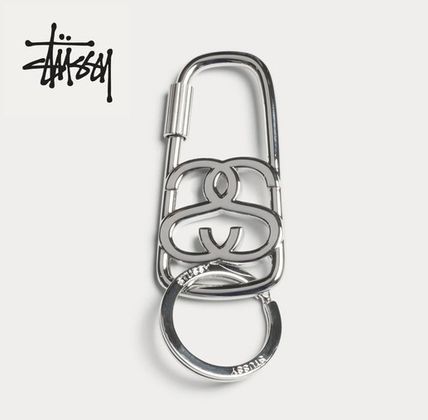 【STUSSY】SS LINK TWIST CARABINER SS Link Twist Carabiner – Brushed Nickel | Accessories | Stüssy