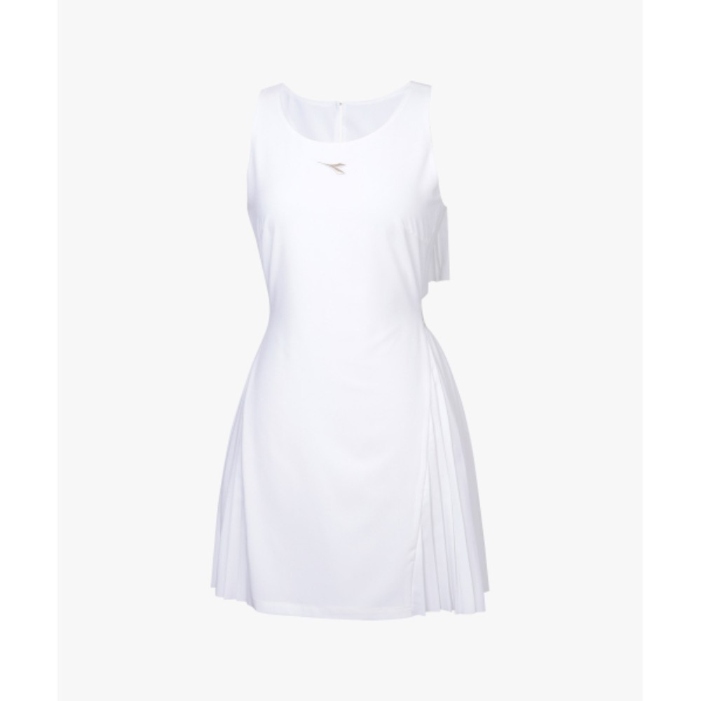 ★DIADORA★ Ermina Pleated Tennis Dress WHITE D5122LOP35WHT