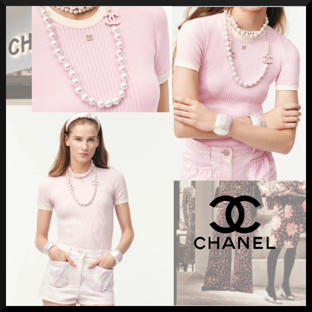 【可愛いカラー♪】CHANELココ ビーチ コレクション  Ｔシャツ