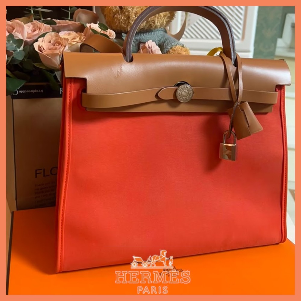 【エルメスカラーで素的♪】HERMES  バッグ３１