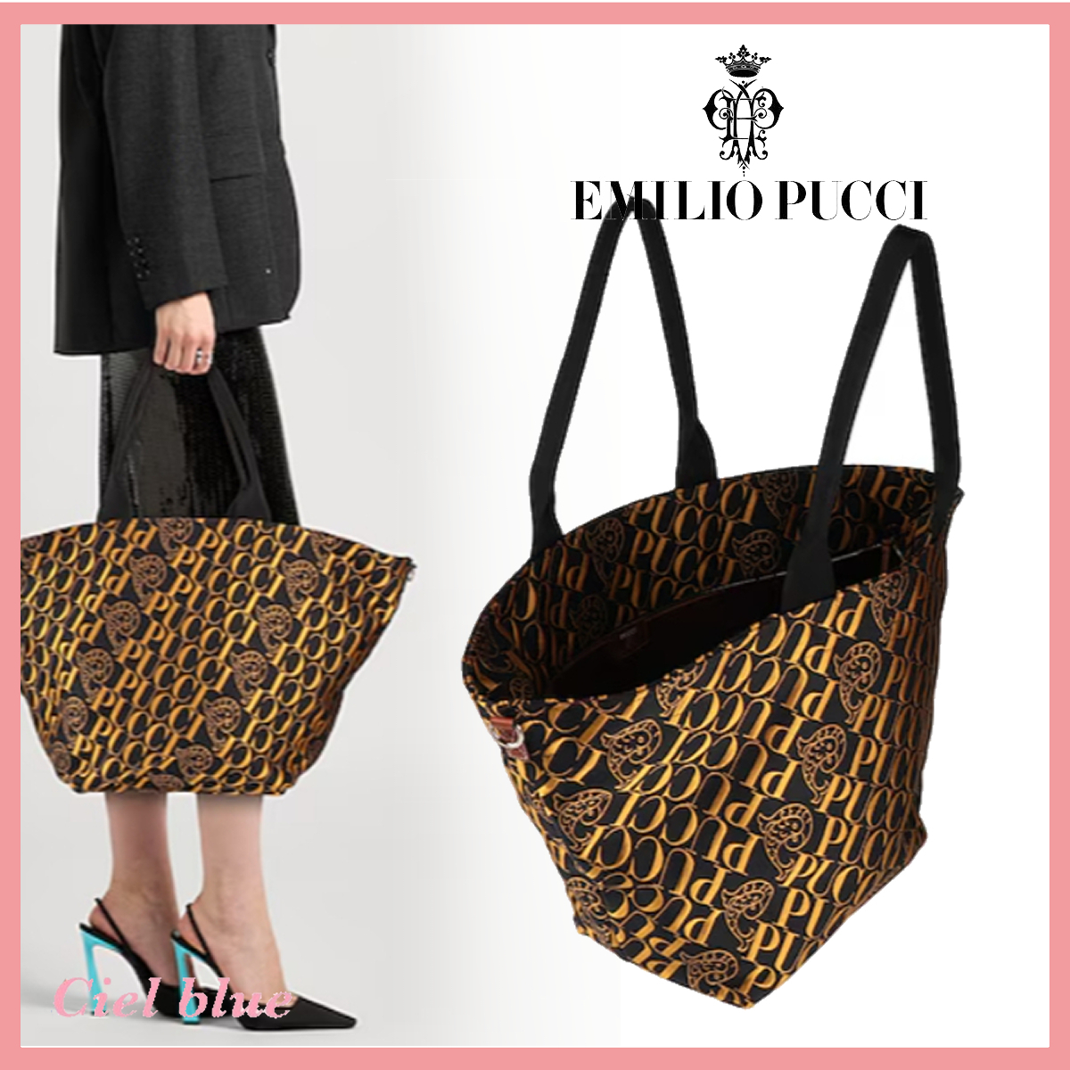 送料関税込♡EMILIO PUCCI ハンドバッグ
