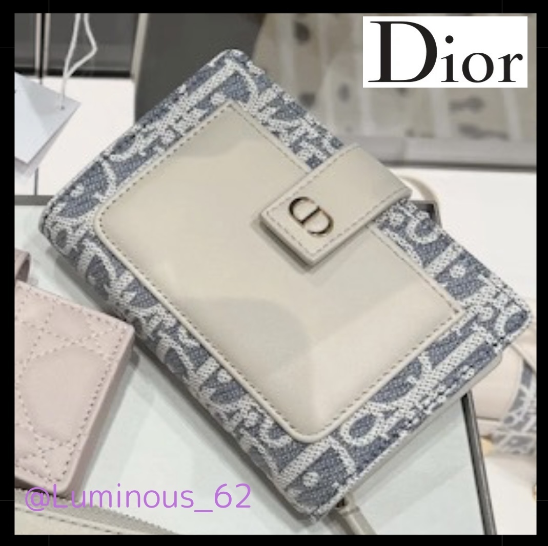 【日本限定】*DIOR*ディオール 30 Montaigne Dittany ウォレット