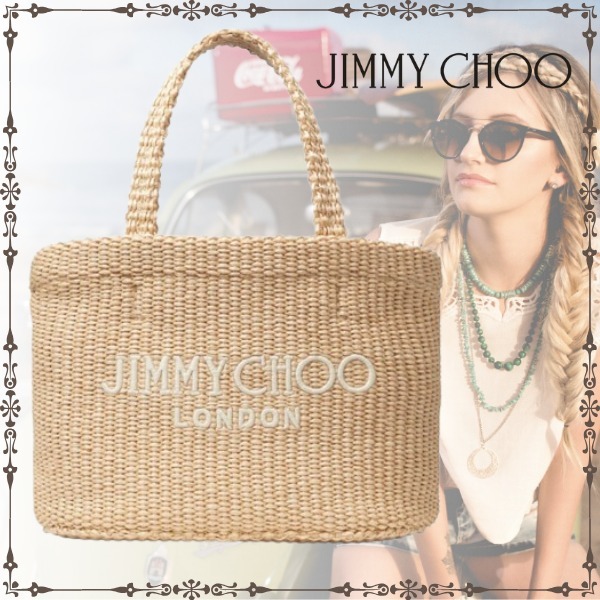 *JIMMY CHOO*ジミーチュウ ビーチトート イーストウエスト ミニ