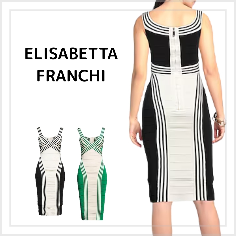 セレブご用達☆Elisabetta Franchi☆チューブドレス