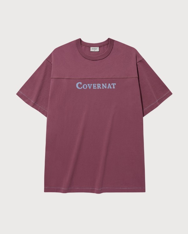 COVERNATのPainting Graphic Cutting Line T-Shirt 全2色