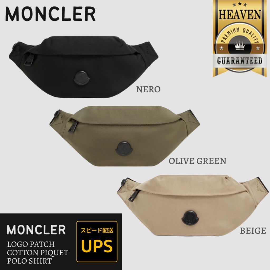 6万取引突破◆UPS速達便【MONCLER★25SS】DURANCE◆ベルトバッグ