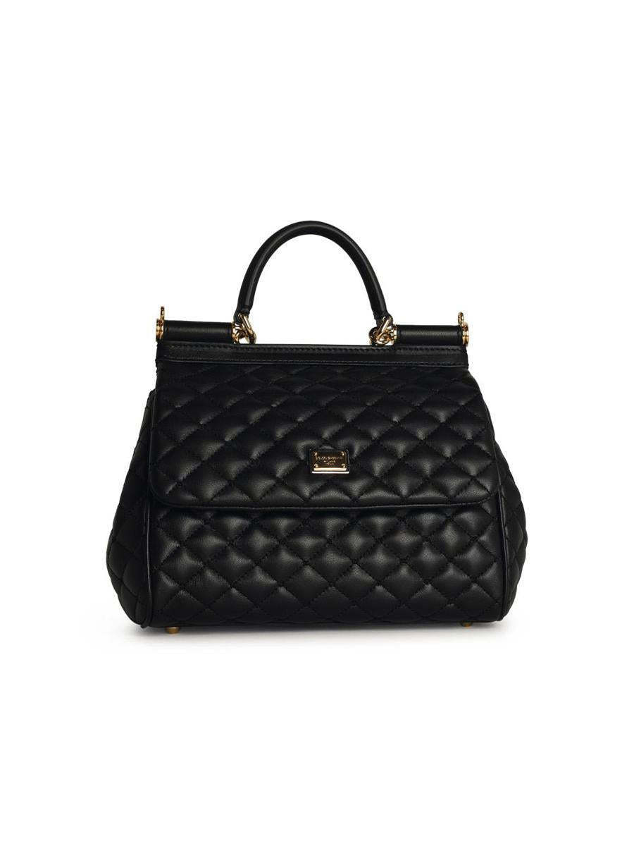 【関税＆送料込み】Dolce & Gabbana 'Sicily' Black Leather B