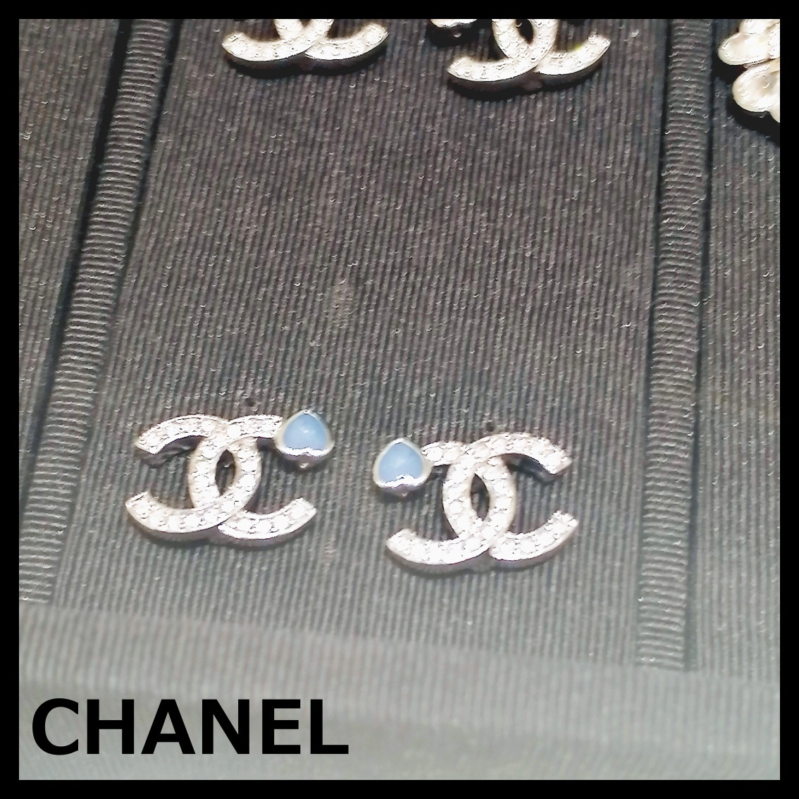 CHANEL シャネル ピアス 2025年春夏 シルバー クリスタル