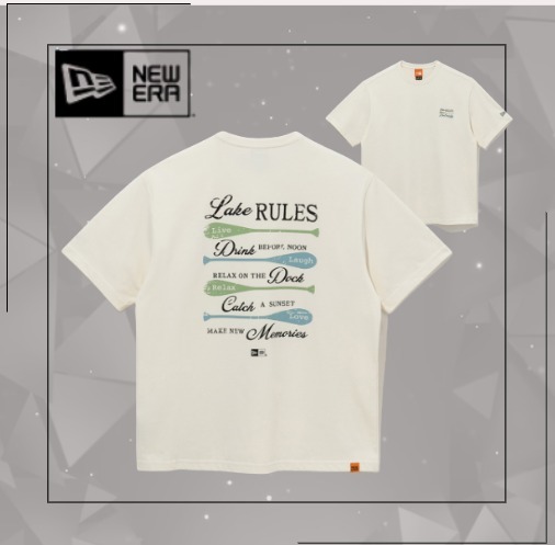 NEW ERA 新作♪韓国人気♦LAKE RULES-Tシャツ 夏