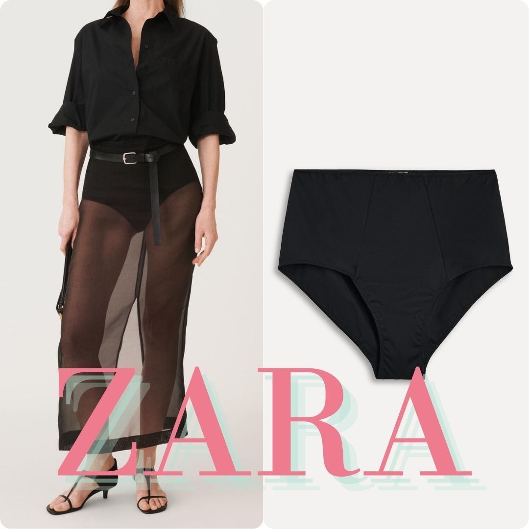 ZARA ポリアミド ワイドショーツ 50TH ANNIVERSARY 1355/101