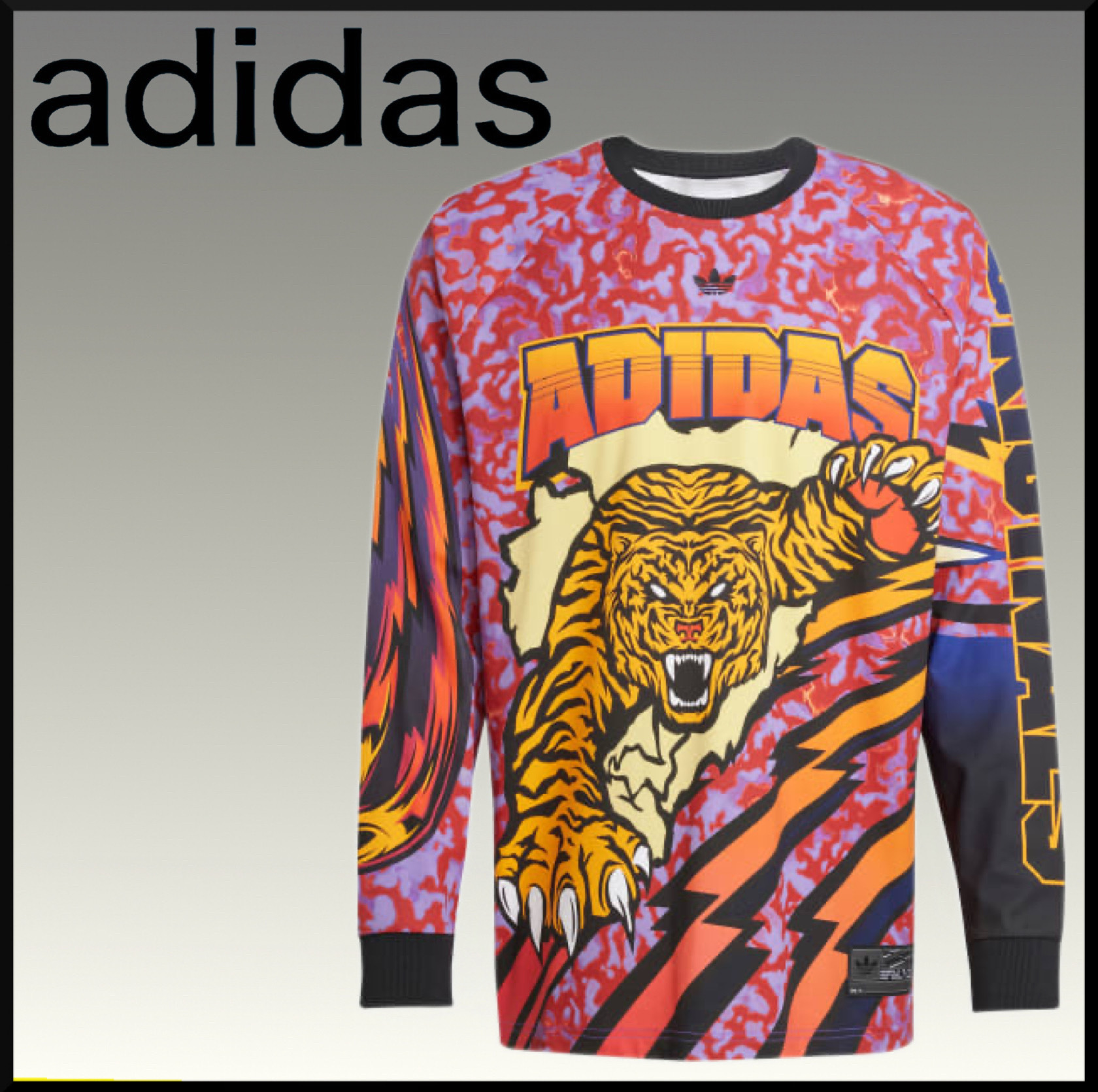 大人気★adidas ADILENIUM シーズン 3長袖グラフィックTシャツ