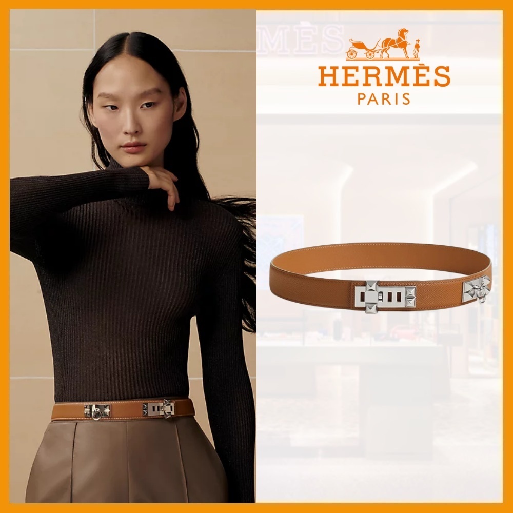 【おしゃれ♪】HERMES 《コリアー・ド・シアン》 ベルト 32