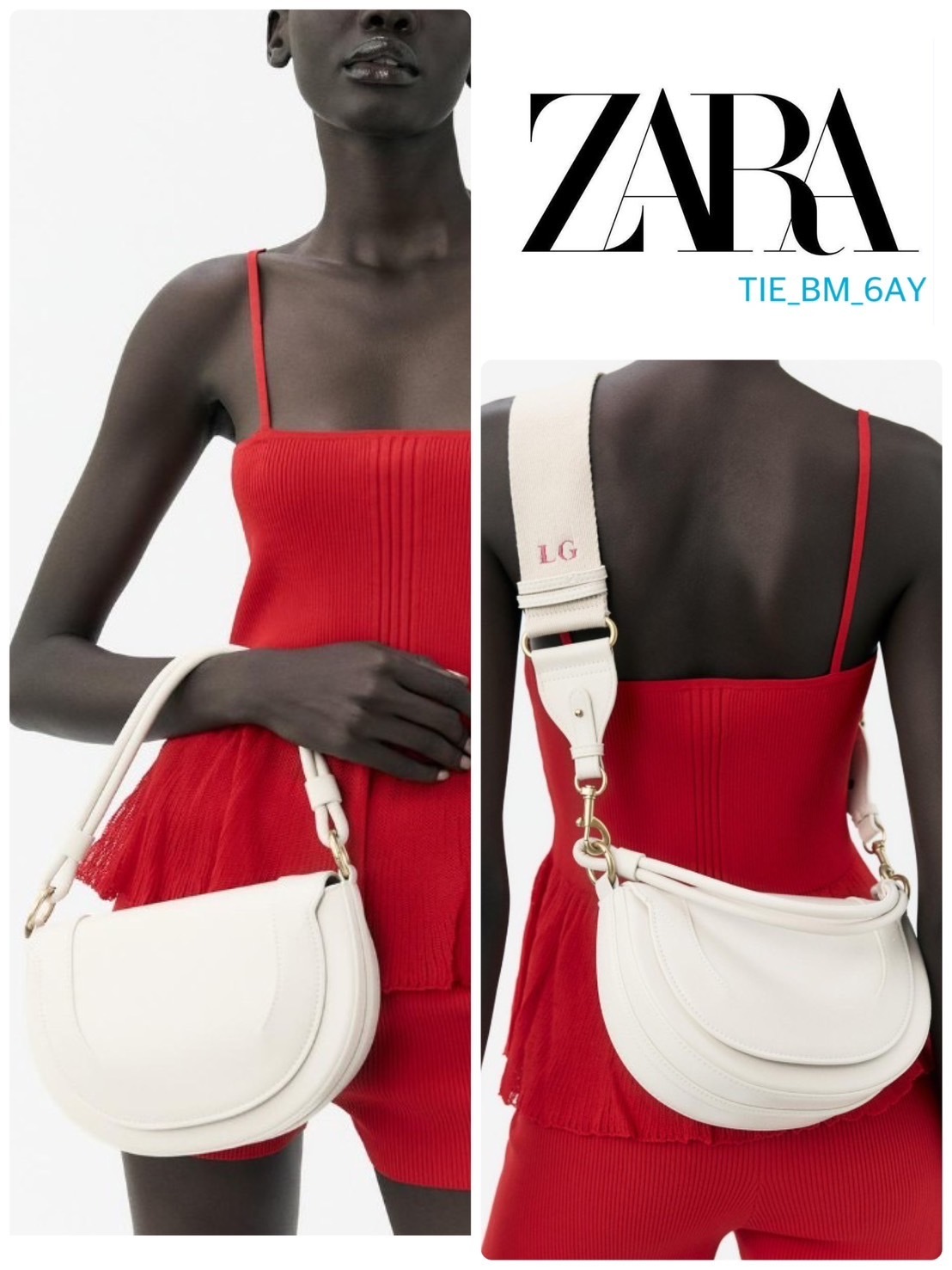スペイン発送 ZARA オーバルショルダーバッグ 上品カジュアル