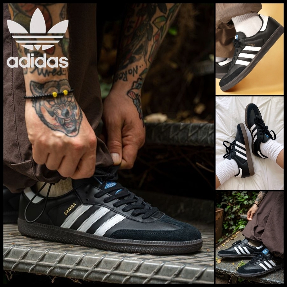 ★大人気★ADIDAS ORIGINALS SAMBA OG Core Black Cloud White★
