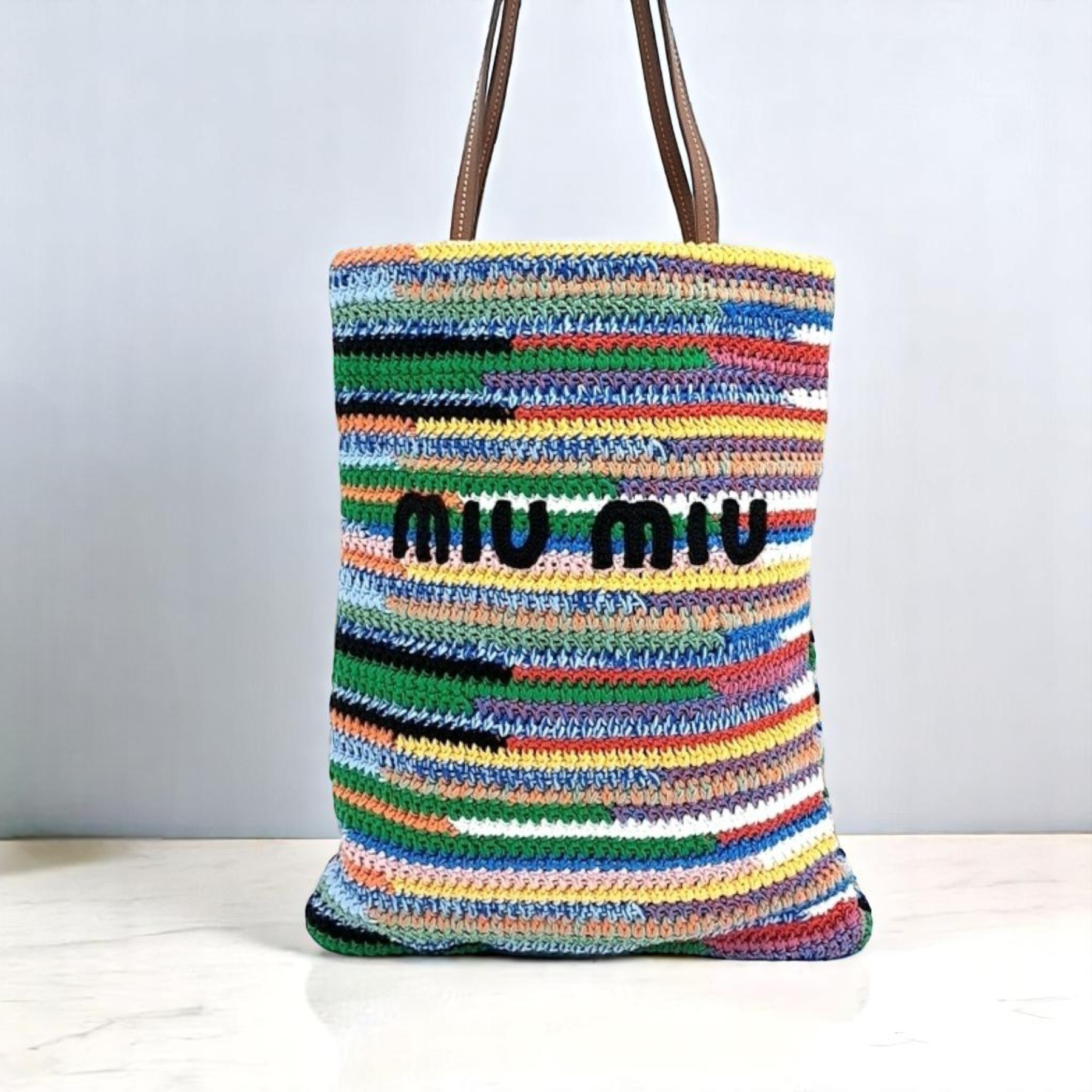《MIU MIU》クロシェ ショルダーバッグ 中古 美品
