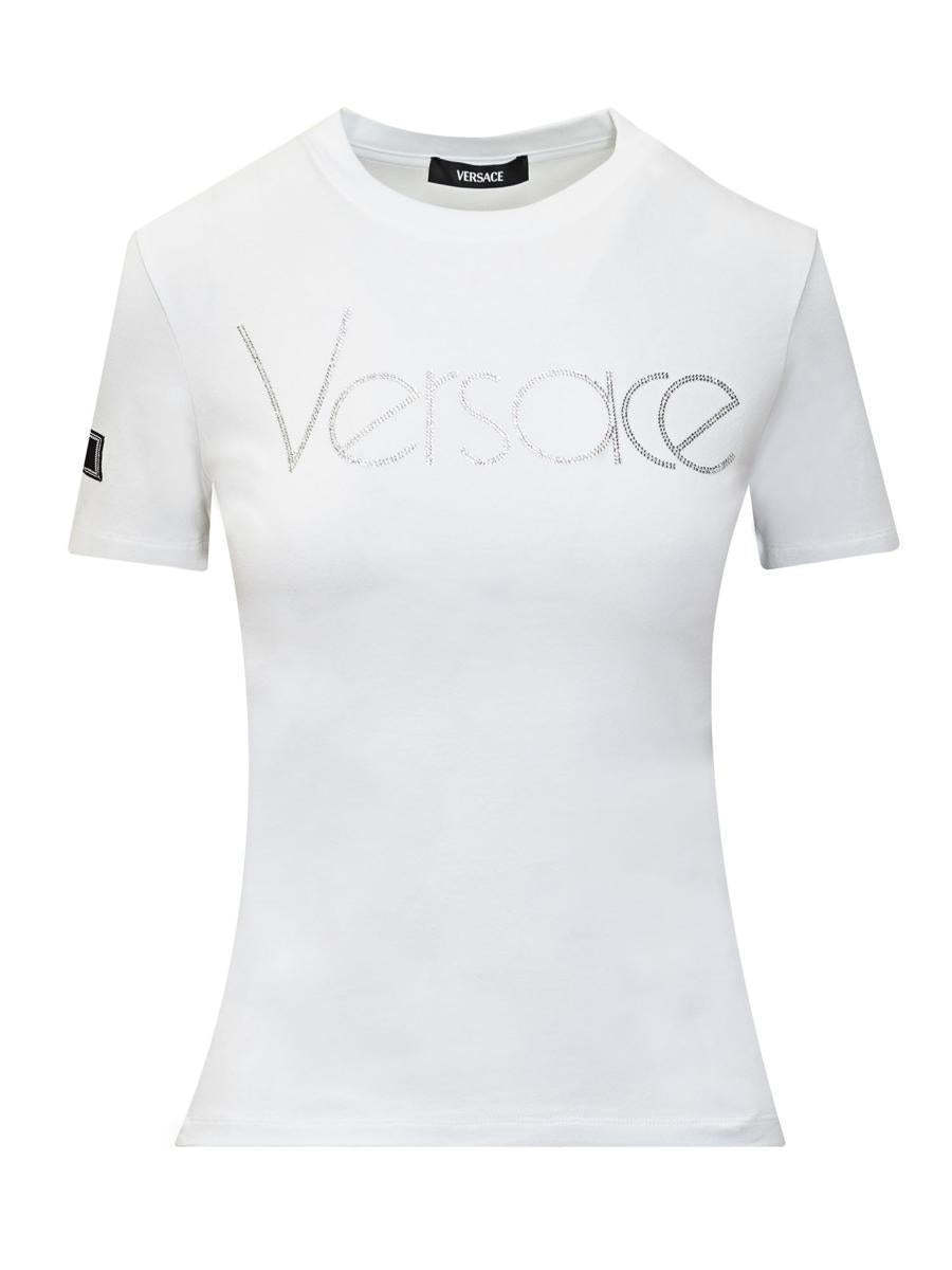 【関税＆送料込み】Versace Versace Rhinestones T-Shirt