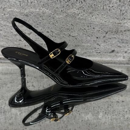 CELINE☆ジュディ ダブルストラップ メリージェーン 362324582C CELINE】JUDY ダブルストラップメリージェーン スリングバック