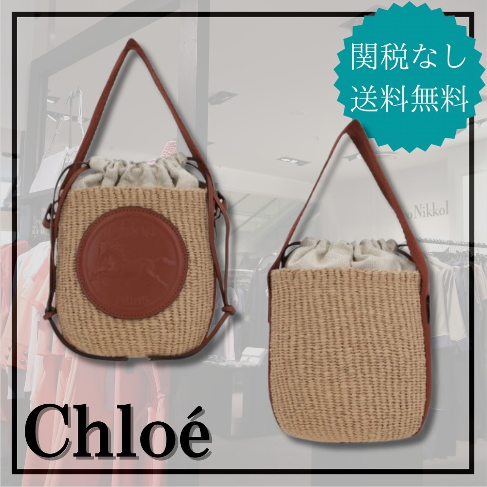 【Chloe】HORSE MEDALスモールバスケットバッグ