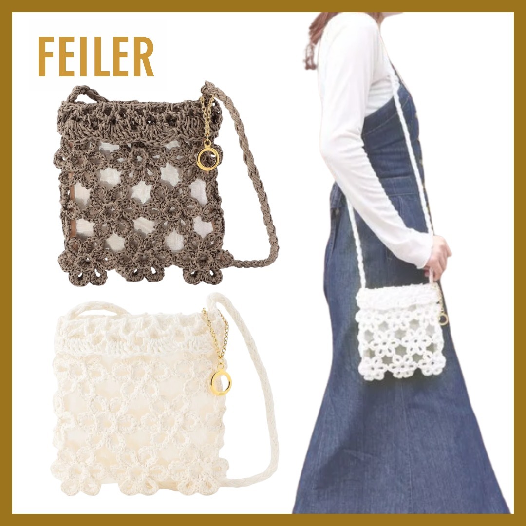 トレンド感あるミニサイズ◎【FEILER】ユニ ペーパーショルダー