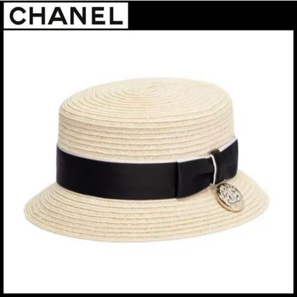 ストロー ハット CHANEL(シャネル) - 海外通販のBUYMA