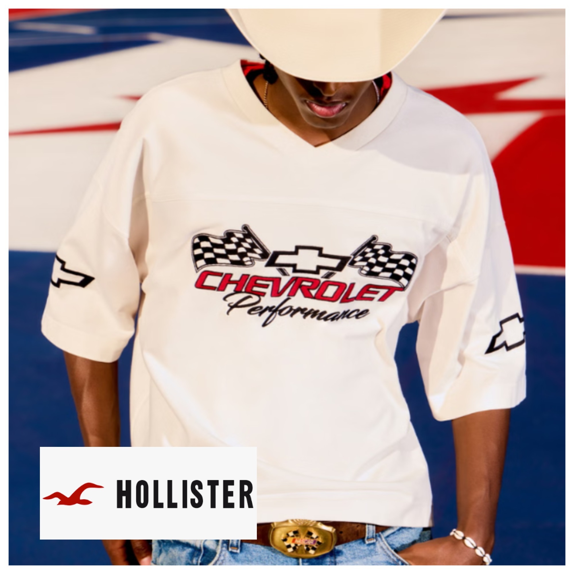 ★Hollister.co★バギーヘビーウェイトシボレーTシャツ